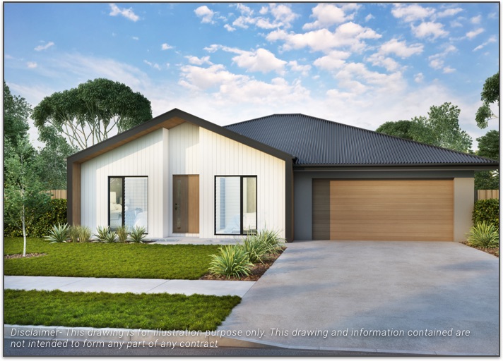 House and Land Package 2 - Front Elevation - Cairns Builder